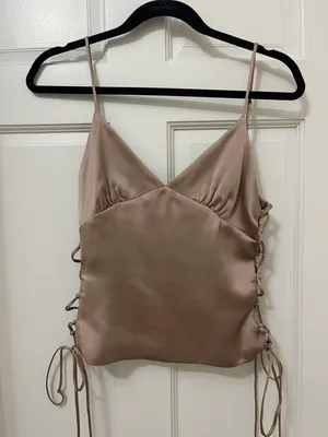 Zara Tie Silk Top thumbnail 1