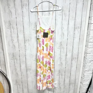 Le‎ Lis Dress Women Size XS Tropical Print Adjustable Spaghetti Strap Maxi NWT thumbnail 8