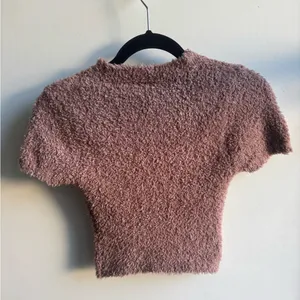 Skims‎ Cozy Knit Crop Mauve Top XXS/XS Turtleneck layered transitional chic thumbnail 3
