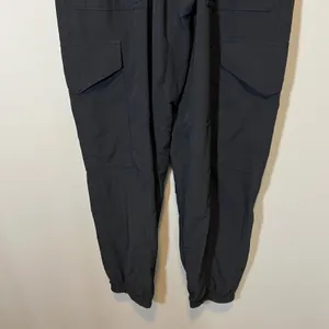 Spanx Stretch Twill‎ Cargo Joggers Black High Waist Pants XS thumbnail 3