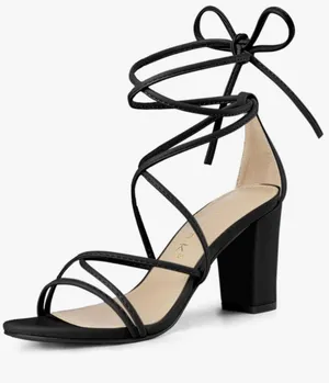 Allegra K Heels Black thumbnail 1