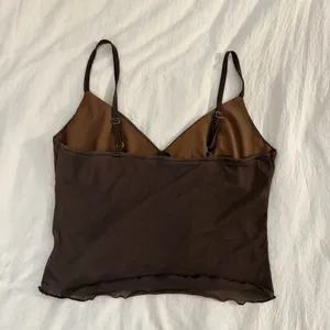 Edikted mesh crop top brown thumbnail 2