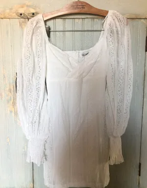 Verge Girl White Lace Dress thumbnail 1