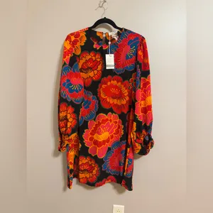 NWT Mud Pie Boutique Bell Sleeve Boho dress size M‎ thumbnail 4