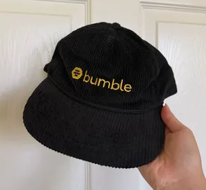 Black Corduroy Hat thumbnail 1
