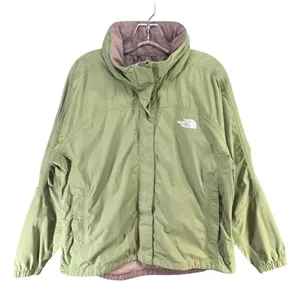 The North Face‎ Hyvent Jacket Womens L Green Nylon Waterproof Hiking Outdoors thumbnail 1