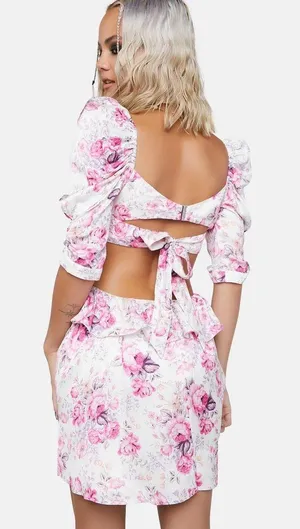 For Love & Lemons NWT Lucia Mini Dress. thumbnail 7