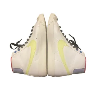 Nike Blazer Mid‎ 77 Youth Size 6.5Y White/Hyper Royal Volt/Hibiscus DV2234-100 thumbnail 6