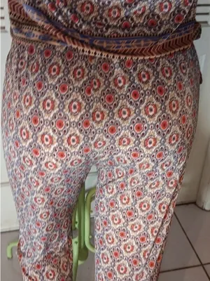Funky, Colorful Jumpsuit, Excellent Condition, Size Large thumbnail 7