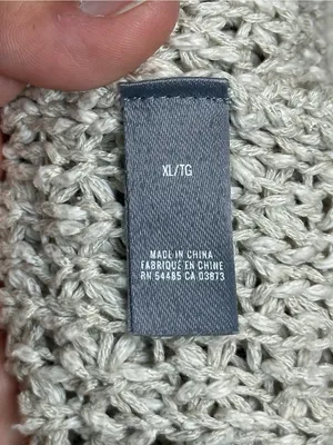 Aerie Gray Open Knit Sweater Tank Top Size XL Sleeveless Scoop Neck thumbnail 10
