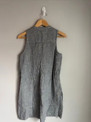 NEW Quince 100% European Linen Sleeveless Swing Dress XS thumbnail 5