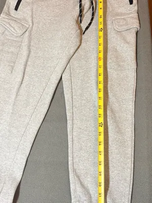 Women's Light Gray Drawstring Jogger Pants Size M thumbnail 9