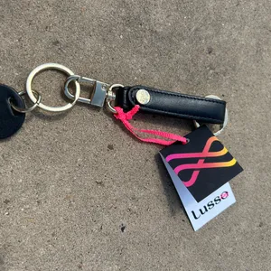 New Black Leather Key Chain Holder Texas A&M thumbnail 3