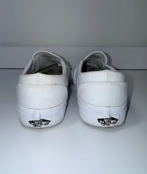 Vans Asher Slip On Classic Sneakers True White Canvas thumbnail 8