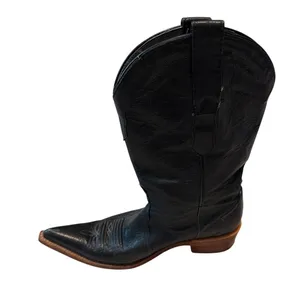 Los Altos Western Cowboy Boot Women's US Size 9 M RIGHT BOOT ONLY Ostrich thumbnail 3