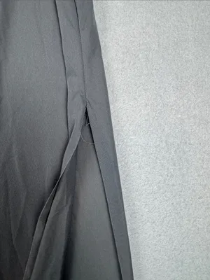 Skims Sheer Maxi Dress with slit in Gunmetal Size: XL thumbnail 6