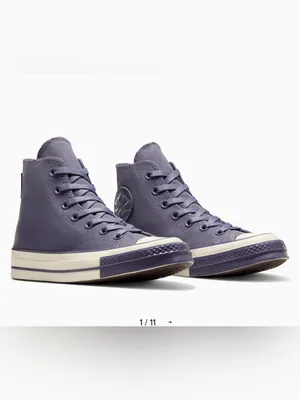 Converse Chuck 70 Gore-Tex Waterproof Boots Sneakers High Top 6.5 Purple Chic thumbnail 2