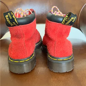 Dr. Martens 939 Ben Suede Padded Collar Lace Up Boots in DMS Red Sz 6 women’s thumbnail 4