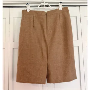 J.crew Camel100% wool No. 2 pencil skirt size 6 petite thumbnail 3