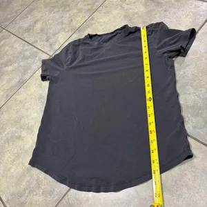 Lululemon Love Crew Short Sleeve T-Shirt Black Women’s PtP 18” Across Outdoor thumbnail 5
