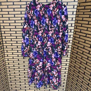 Terra &‎ Sky Purple Floral Midi Dress Size 1X thumbnail 2