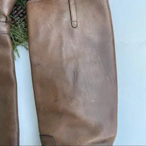 FRYE Women’s Shoes Lindsay Boots Leather Tall Brown Strap Size 7 thumbnail 5