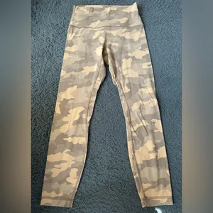 Lululemon Align Leggings Women's 6 Brown Camo High Rise Yoga Pants Athleisure thumbnail 6