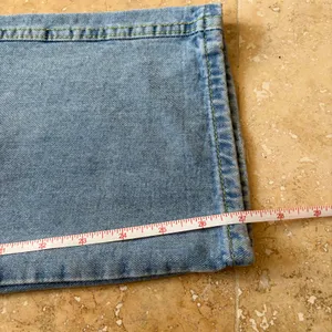 Denim Cargo Pants Utility Stretchy High Waist Wide Leg Pockets Women's Size 29 thumbnail 4
