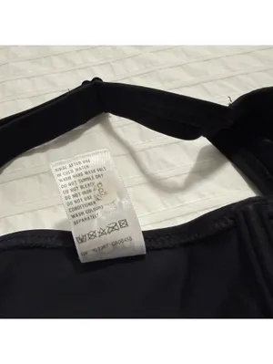 Elomi 36G Essentials Underwire Swim Bikini Bra Top ES7500 Black thumbnail 7