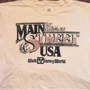 Main Street Usa Walt Disney World Crop Top Tee thumbnail 3