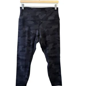 Lululemon wunder under High Rise Tight 25"Lux 12 NWT Camo Deep Coal Multi thumbnail 6