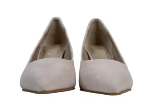 NYDJ Womens 7 Elysia Pointy Toe Leather Pump in Latte NEW thumbnail 4