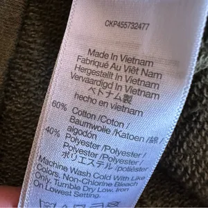 Madewell Women's Olive Green Hoodie thumbnail 4