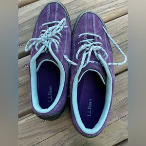 Pretty L.L.BEAN suede leather shoes 💜💜 thumbnail 3