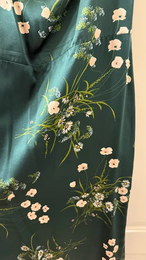 Reformation Floral Frankie Silk Maxi Dress thumbnail 5