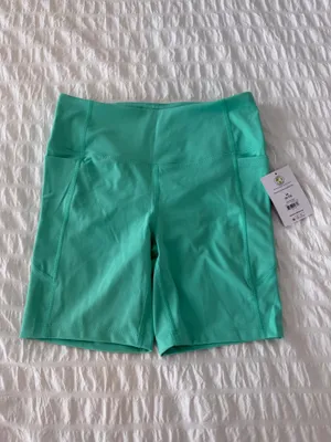 Walmart Teal Biker Shorts thumbnail 3