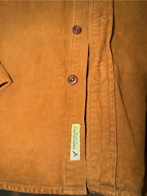 American Eagle Corduroy Button-Down Shirt Size Large thumbnail 4