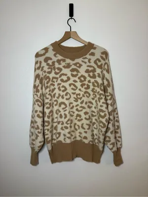 Aerie‎ Leopard Buttercream Sweater thumbnail 2