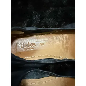 Tieks by Gavrieli Leather Ballet Flats Metallic Gray Women's Size 10 thumbnail 3
