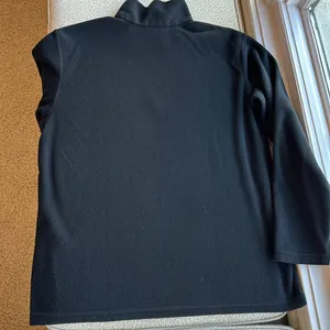 Patagonia Synchilla Women’s 1/4 Zip Black Fleece Pullover size L thumbnail 7