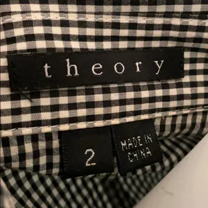 Theory Black & White Belted Gingham Dress size 2 thumbnail 8
