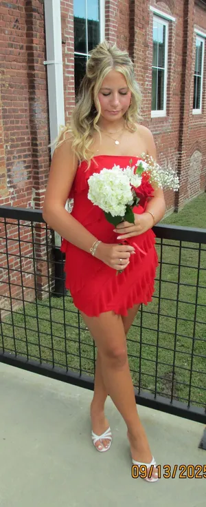Windsor Dress Mini Homecoming Red thumbnail 1