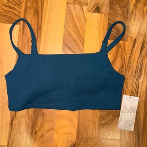 SAGE sports bra blue NWT, size‎ medium athletic, sports, workout thumbnail 1