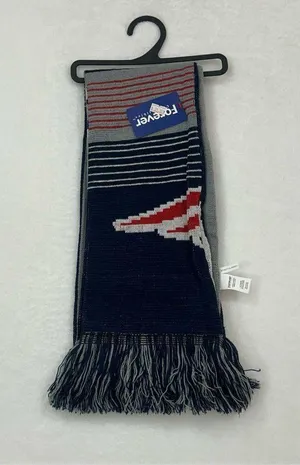 New England Patriots NFL Football FOCO Team Logo Acrylic Winter Scarf Scarve thumbnail 1