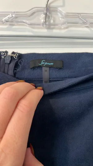 Boutique Navy Blue Skirt thumbnail 2