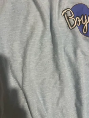 Boys Lie Sky Blue Unbreakable Boyfriend T-Shirt thumbnail 4