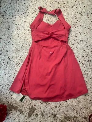 NWT halara softlyzero airy backless twisted flare active dress Sma thumbnail 5