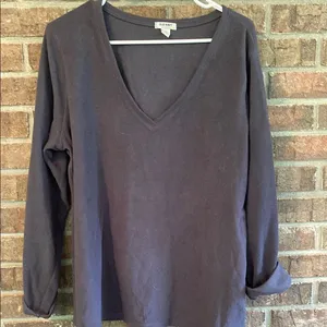 Old Navy Gray Relaxed lightweight Microfiber Sweatshirt thumbnail 1