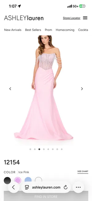 Ashley Lauren Prom Dress thumbnail 4