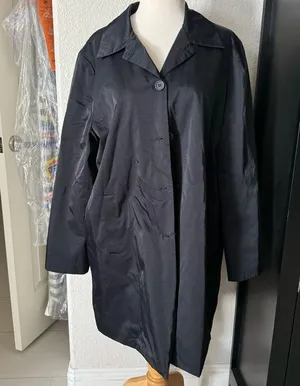 Weatherproof Black Rain Coat thumbnail 2